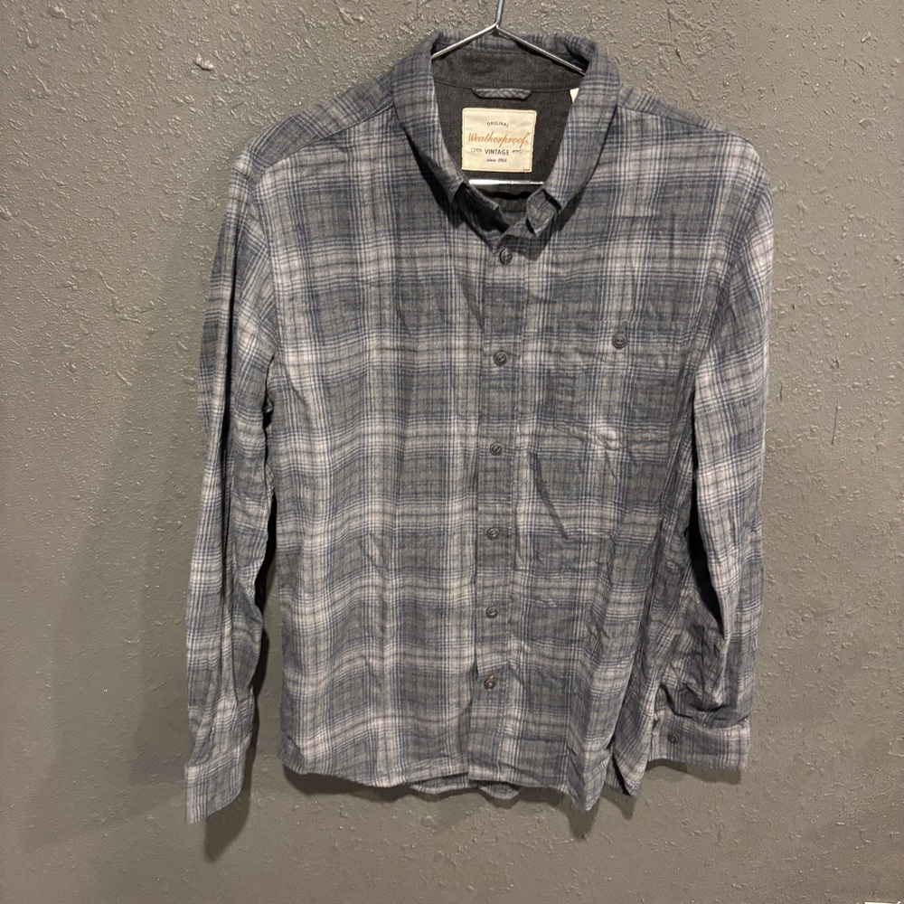 Weatherproof Flannel Button Down Shirt